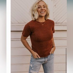 Roolee To be Or Knit To Be Top